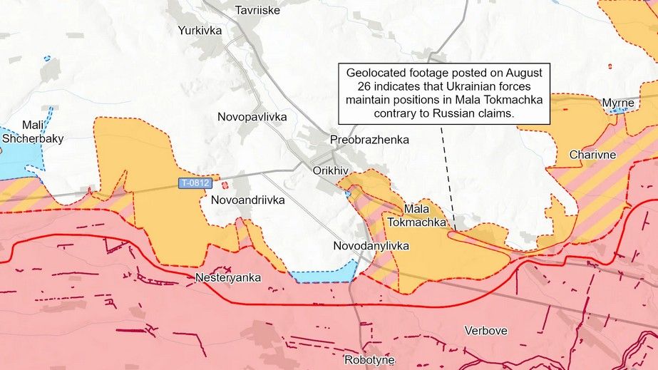 Сили оборони просунулися на Запоріжжі – ISW