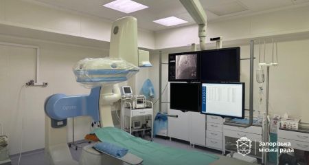 Ангіограф за майже 800 тисяч євро отримає запорізька лікарня від партнерів