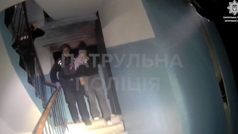 Патрульные показали первые минуты после массированного удара по Запорожью