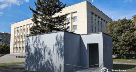 Перші модульні сховища від ООН уже з'явилися на вулицях Запоріжжя