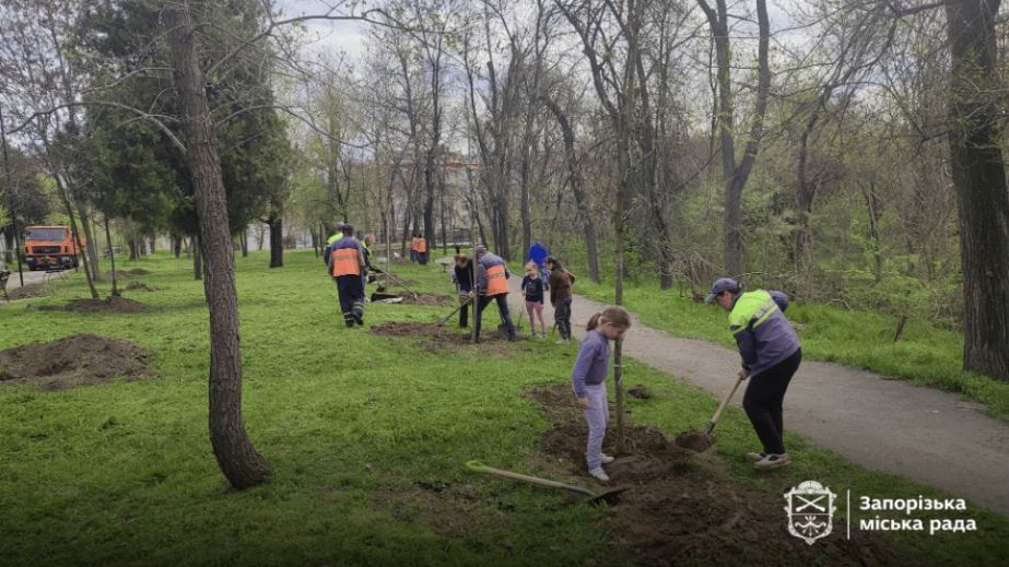 200 нових дерев і кущів з’являться у запорізькому парку