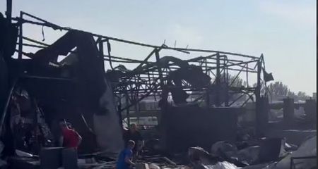 Росіяни вщент зруйнували відділення "Нової пошти" в Запоріжжі