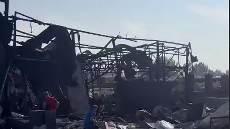 Росіяни вщент зруйнували відділення "Нової пошти" в Запоріжжі