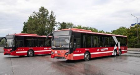 На дороги Запорожья выйдут первые крупногабаритные европейские автобусы