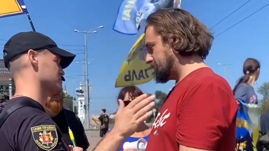 Житель Запоріжжя намагався зірвати акцію родин військовополонених