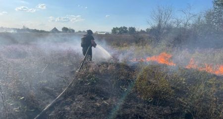 Через обстріли РФ на Запоріжжі зайнялися будинок і поля