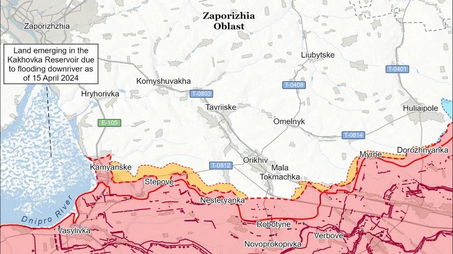 Аналітики фіксують просування військ РФ на Запоріжжі