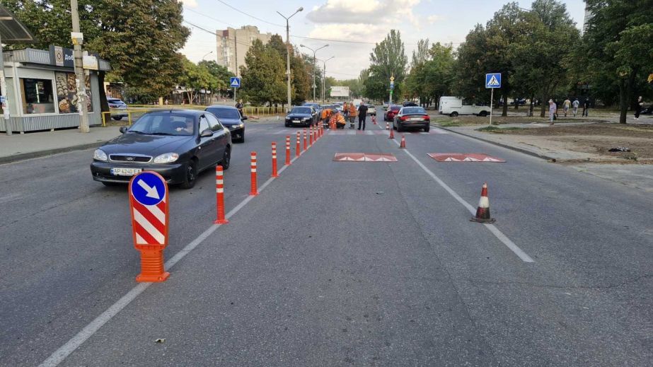 Ремонт дорог проводят во всех районах Запорожья