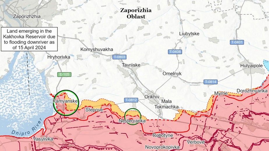 Штурмы россиян на Запорожье были безуспешными – детали от ISW
