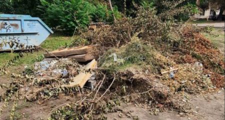 Гору мусора обнаружили возле жилых домов в Запорожье – где именно