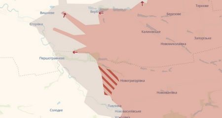 Продвижение врага в Пологовском районе Запорожской области фиксирует DeepState