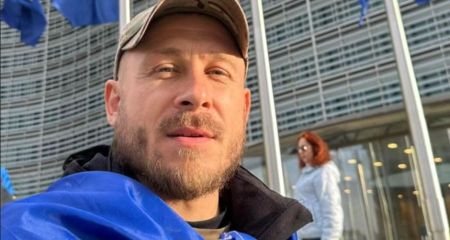 Ветеран із Запорізької області пройшов 1500 км пішки з України до Брюсселя