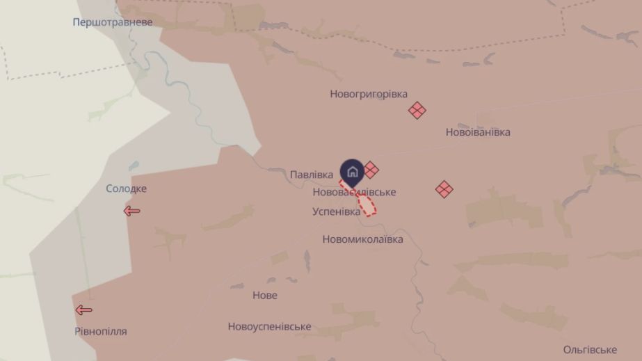 Защитники оставили еще одно село на Запорожье