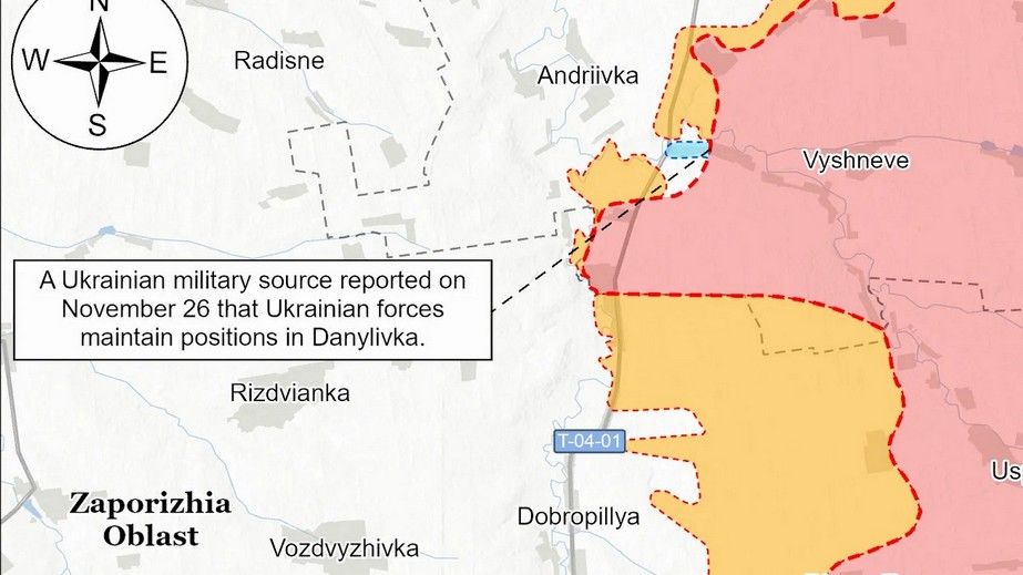 Силы обороны продвинулись на стыке Запорожья и Днепропетровщины, – ISW