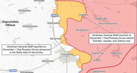 ISW фиксирует изменения на Запорожском фронте – подробности
