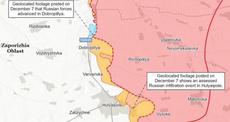 Росіяни просунулися в Запорізькій області – деталі від ISW