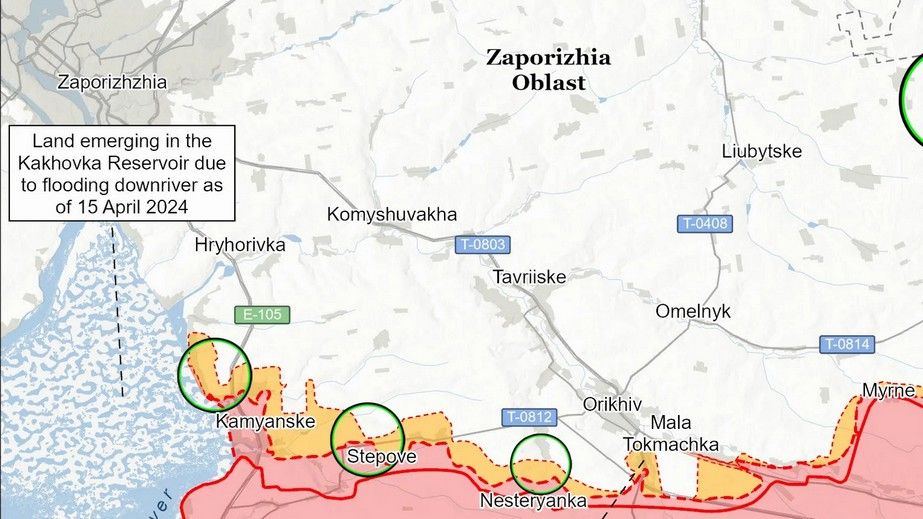 Штурмы РФ на Запорожском фронте были напрасны, – ISW