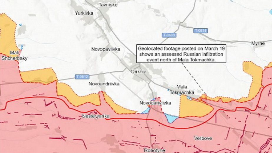 Россияне пытаются "просочиться" под Ореховом, &ndash; аналитики