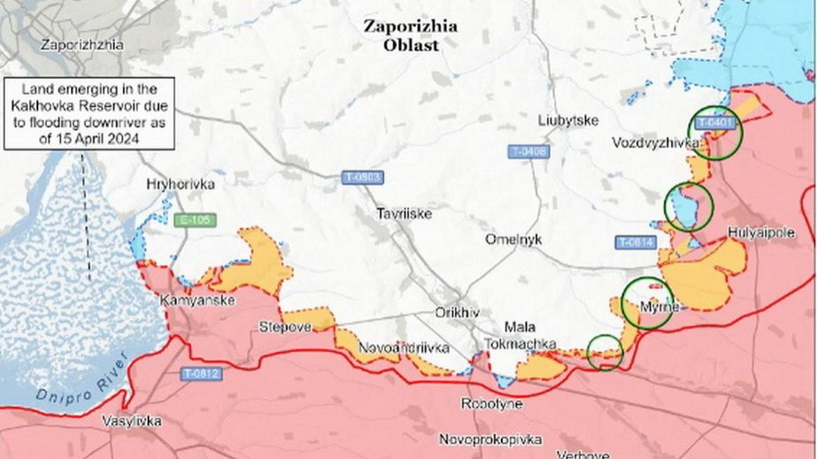 Спроби окупантів просунутися на Запоріжжі залишаються марними, – ISW
