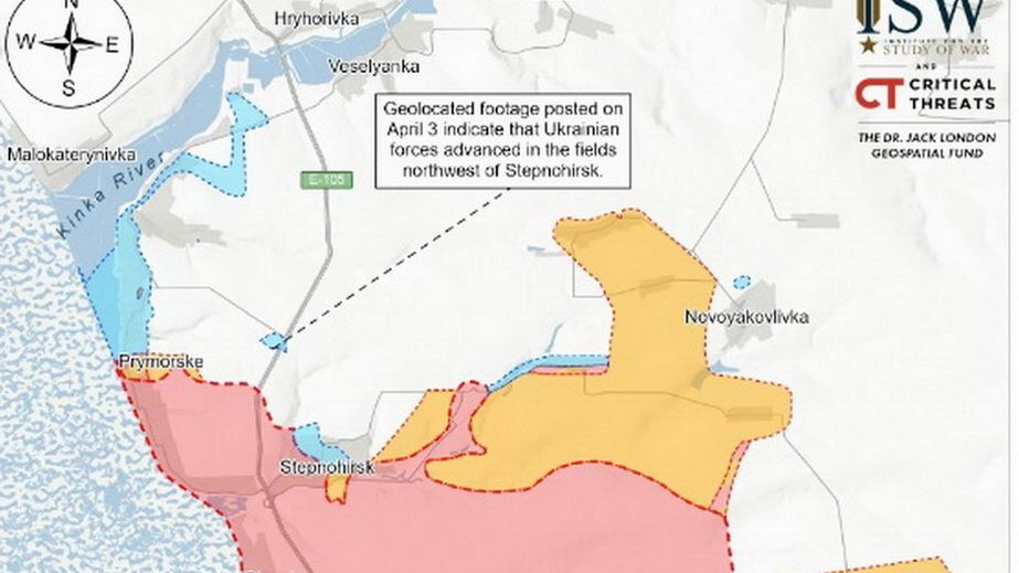 Успіхи Сил оборони в Запорізькій області підтверджують аналітики ISW