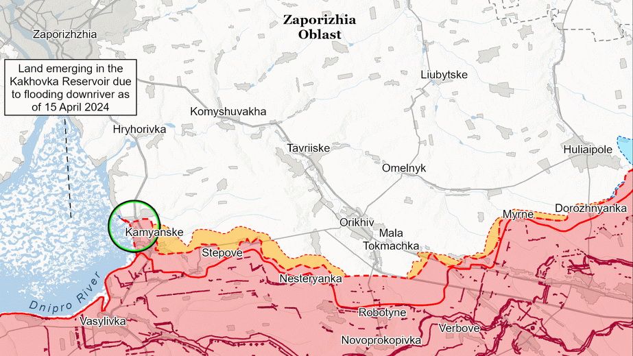 Окупанти не мають просувань на Запоріжжі, – ISW