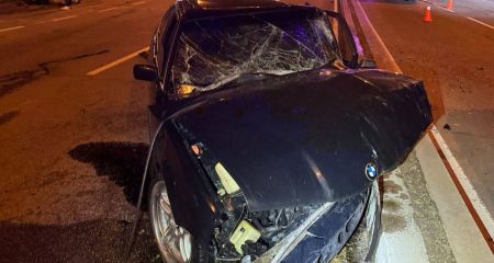 У Запоріжжі розбився автомобіль BMW