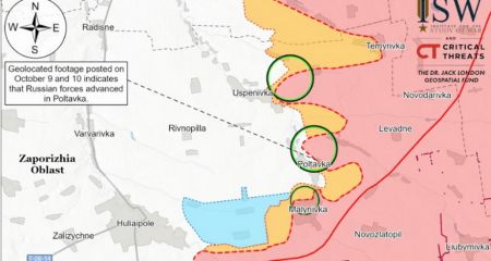Оккупанты на востоке Запорожской области добрались до северной окраины Полтавки, – ISW