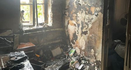 В Запорожье произошел смертельный пожар