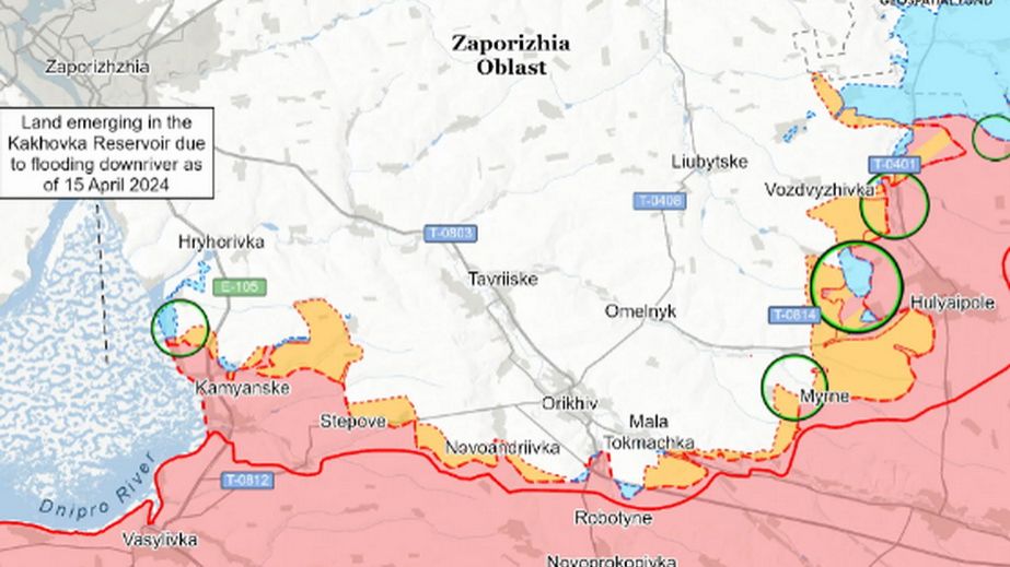 Окупанти завдають ударів по цивільній логістиці на Запоріжжі, &ndash; ISW