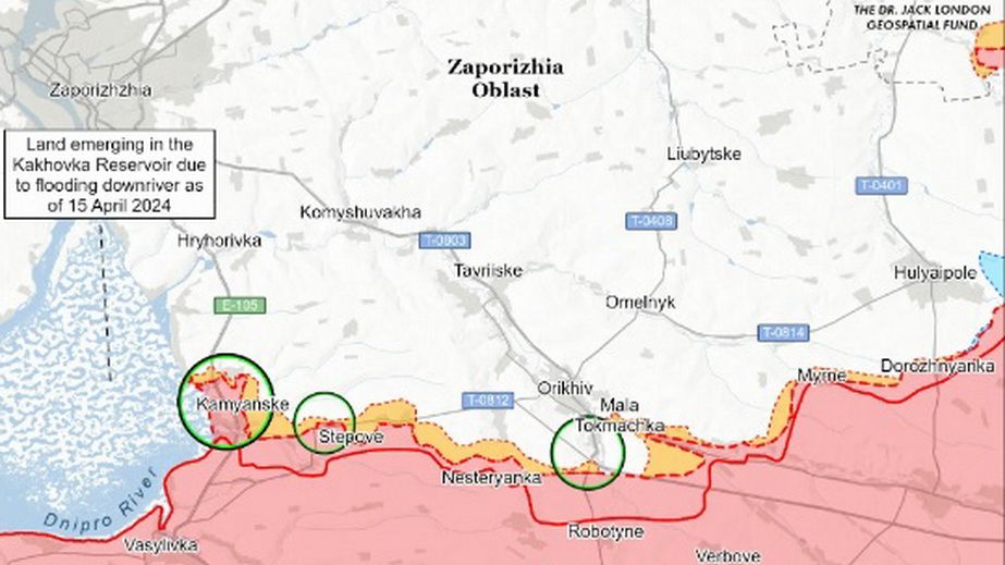 Окупантам не вдалося просунутися в Запорізькій області, – ISW