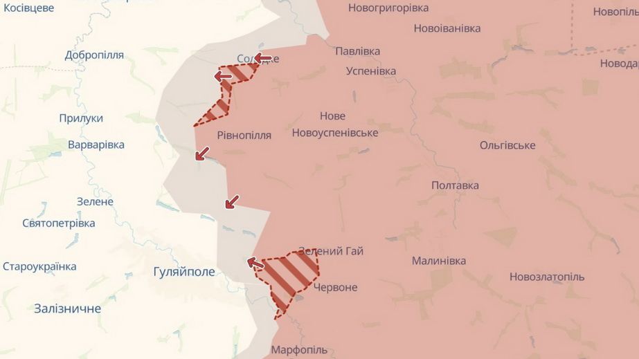 Що відбувається під Гуляйполем на Запоріжжі – коментарі й карти DeepState