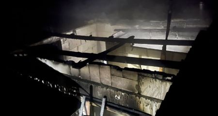 Под Запорожьем горела баня