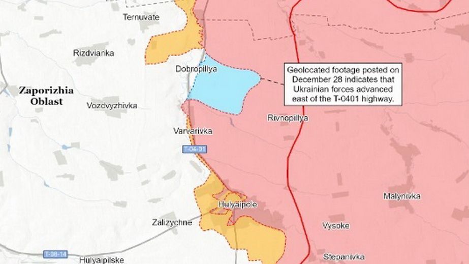 Українські війська мають певні успіхи під Гуляйполем, &ndash; ISW