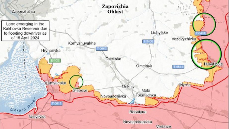 Атаки окупантов не имели успехов, – ISW о ситуации на Запорожье
