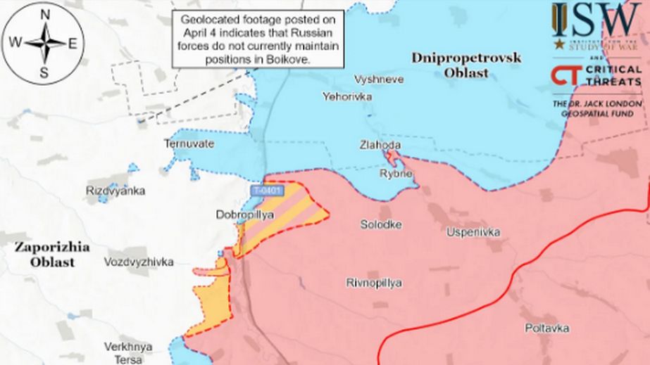 ВСУ продвинулись на востоке Запорожской области, враг пытается инфильтрироваться, &ndash; аналитики