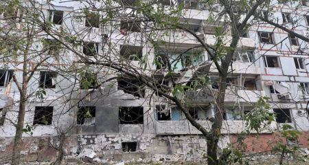 Комбинированной атаке подвергся прифронтовой Степногорск на Запорожье – кадры