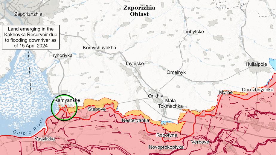 Захватчикам не удается продвинуться на Запорожском фронте, – аналитики