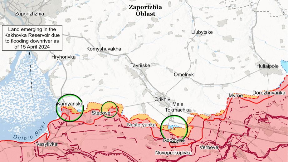 Россияне не могут продвинуться на западе Запорожской области, – ISW