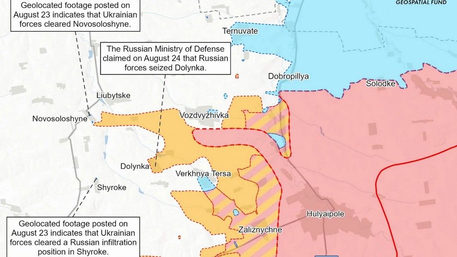 ВСУ продвинулись на нескольких участках Запорожского фронта &ndash; ISW