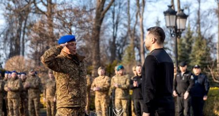 Военный запорожской бригады НГУ получил "Крест боевых заслуг"