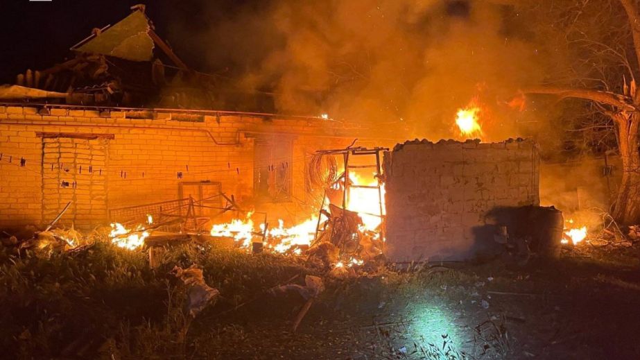 Пожары в экосистемах и жилом секторе произошли из-за обстрелов на Запорожье