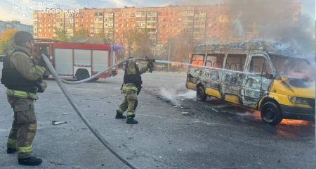11 пожеж у Запоріжжі та передмісті спричинили російські обстріли