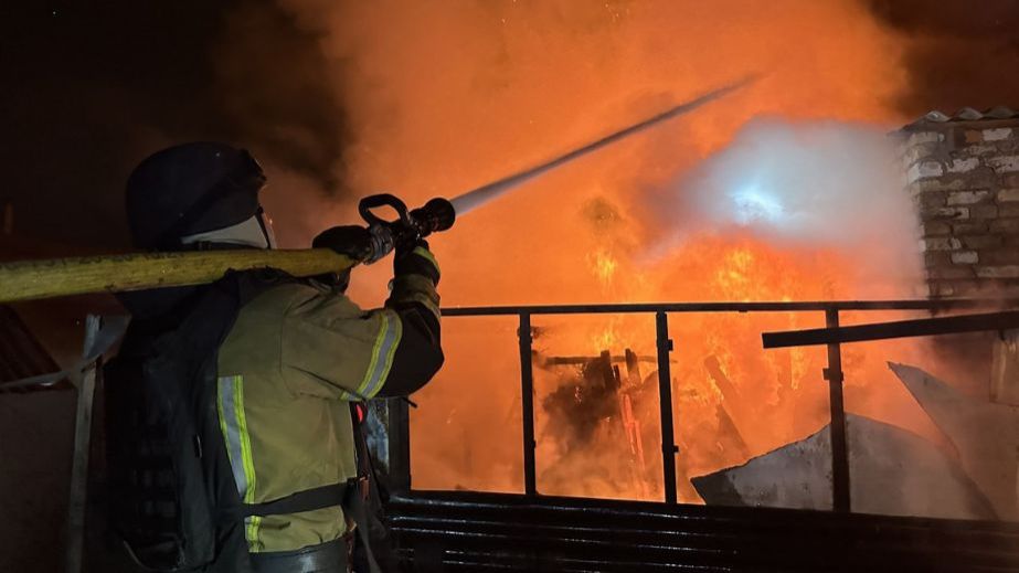 65-річний чоловік травмувався під час пожежі в Запорізькому районі