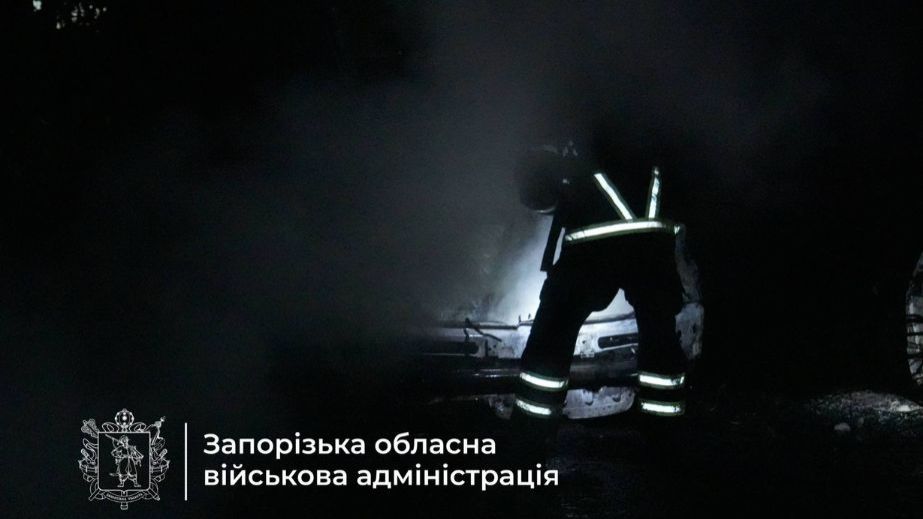 В результате вечерней атаки на Запорожье ранен мужчина