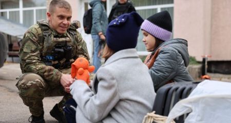 Многодетную семью эвакуировали из села на Запорожье