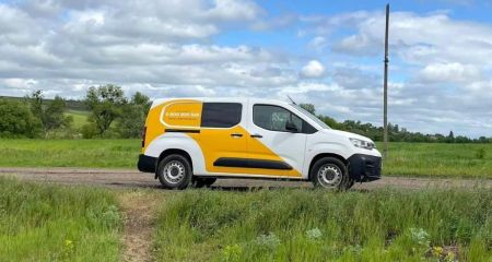 Российский дрон атаковал передвижное отделение "Укрпочты" на Запорожье