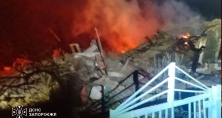 Дом, авто, цех и склад горели на Запорожье