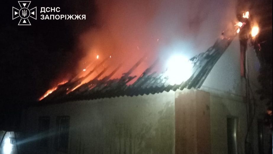 Коротке замикання спричинило пожежу в будинку в Запоріжжі