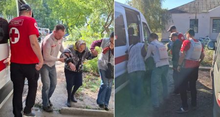Из-под Гуляйполя в Запорожье эвакуировали двух женщин