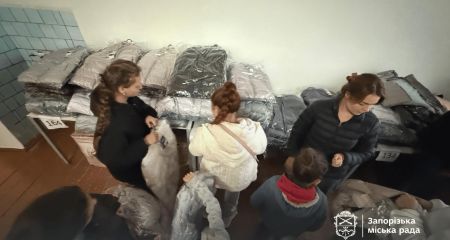 Зимовий одяг передали запорізьким дітям благодійники